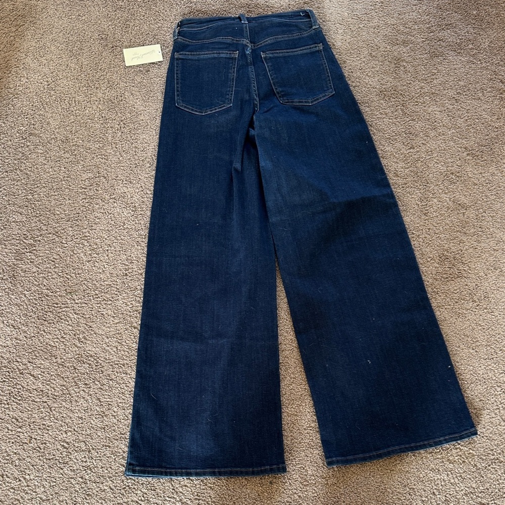 Universal Thread Navy Wide-Leg Jeans - Picture 2 of 2